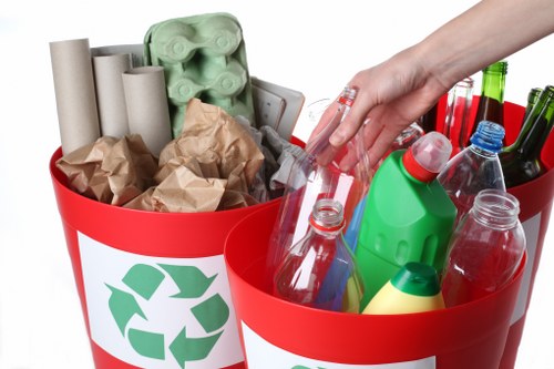 Recycling process in Carshalton waste management